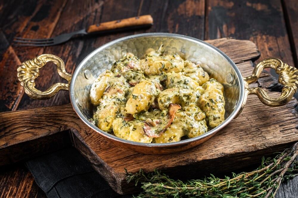 Gnocchis poêlés aux épinards