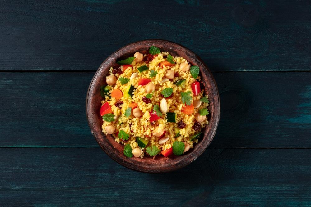 Semoule semi-complète aux légumes