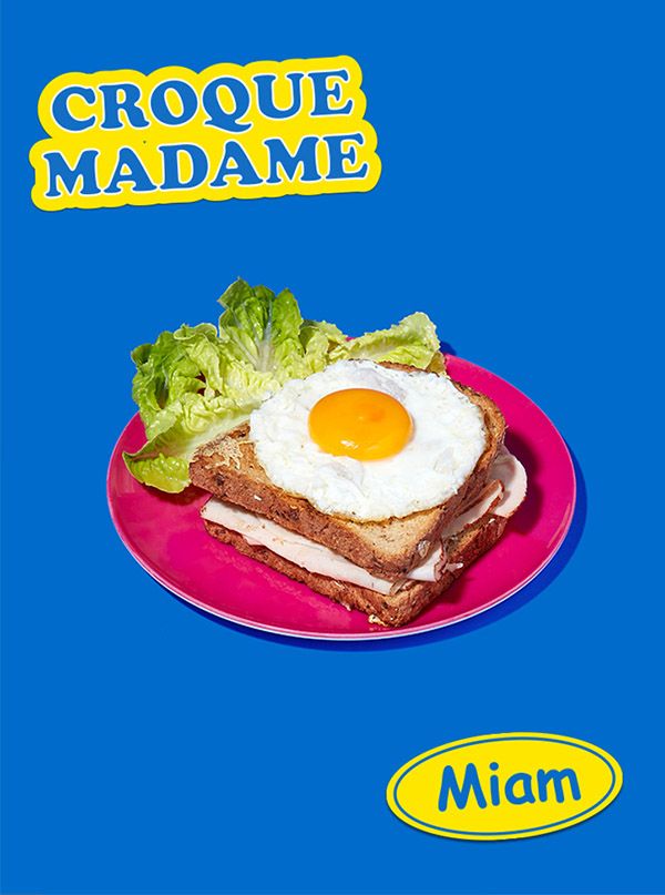 Le croque-madame.