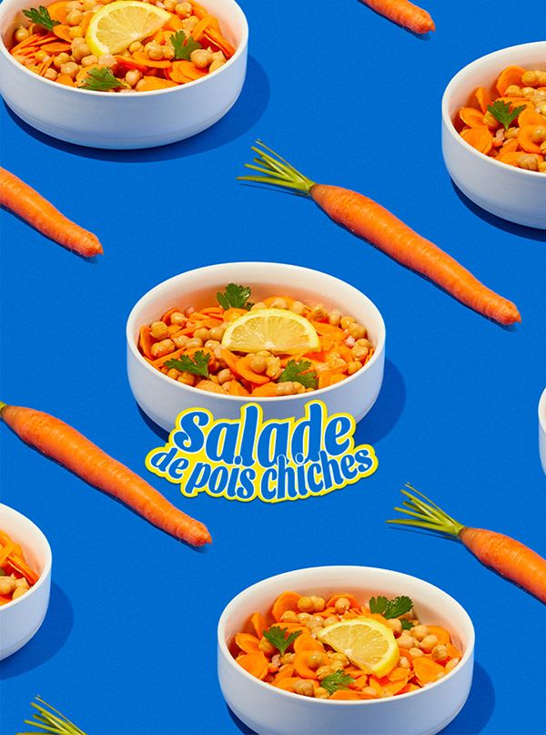 La salade de carottes et pois chiches